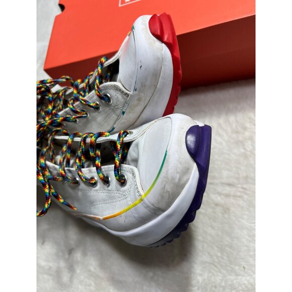 Converse Chuck Taylor Run Star Hije Hi High sneaker women size 10.5 or mens size - Picture 6 of 11